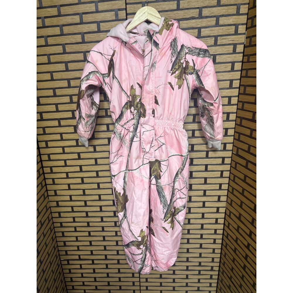 Cabelas Pink‎ Camo Coveralls Size 6/7